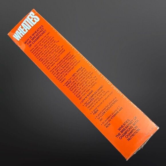 Vintage 1980s Michael Jordan Factory Sealed Wheaties Box NEW (Never Opened) - Picture 4 of 6